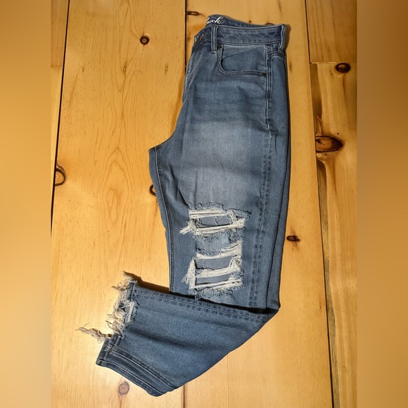 ✨3/$35✨ Of luck size 10 distressed jeans - Picture 3 of 5